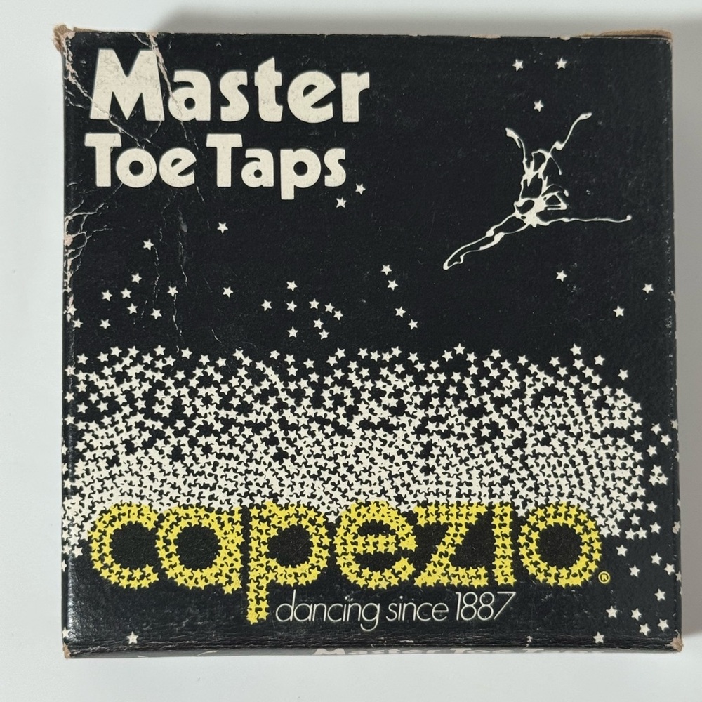 Vintage Capezio Silver Master Toe Taps